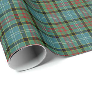 Paisley Scotland District Tartan Wrapping Paper