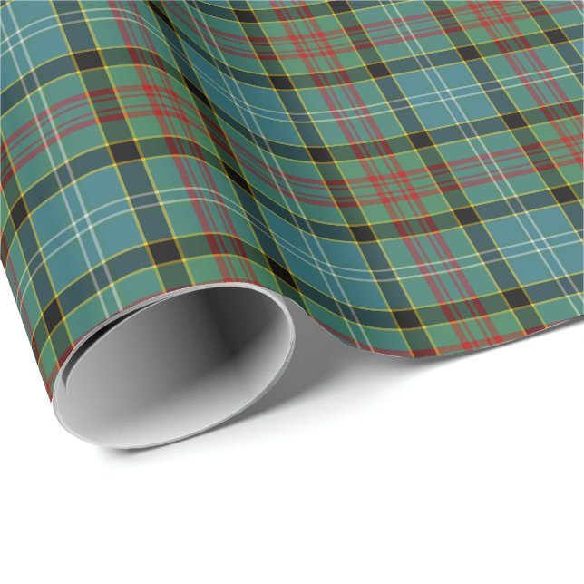 Paisley Scotland District Tartan Wrapping Paper (Roll Corner)