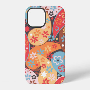 Paisley seamless pattern, colourful vintage hand d iPhone 12 case