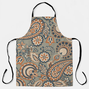 Paisley seamless vintage pattern. Vintage backgrou Apron