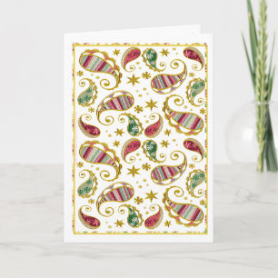 Paisley Solstice Holiday Card