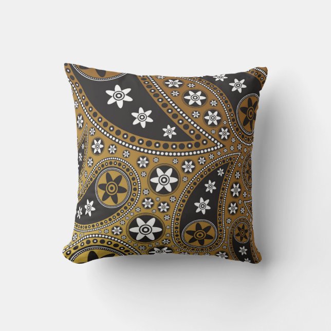 Paisley Stars Cushion (Front)