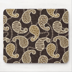 Paisley style background mouse mat