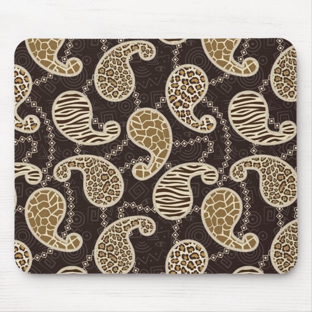 Paisley style background mouse mat (Front)