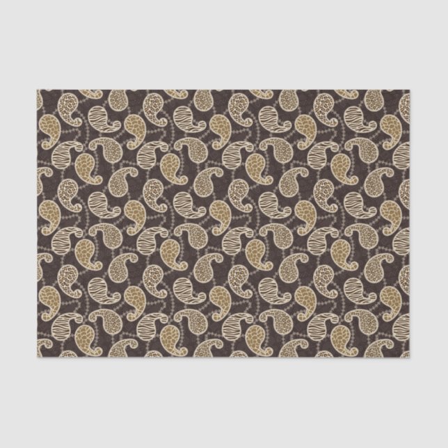 Paisley style background tissue paper (Front)