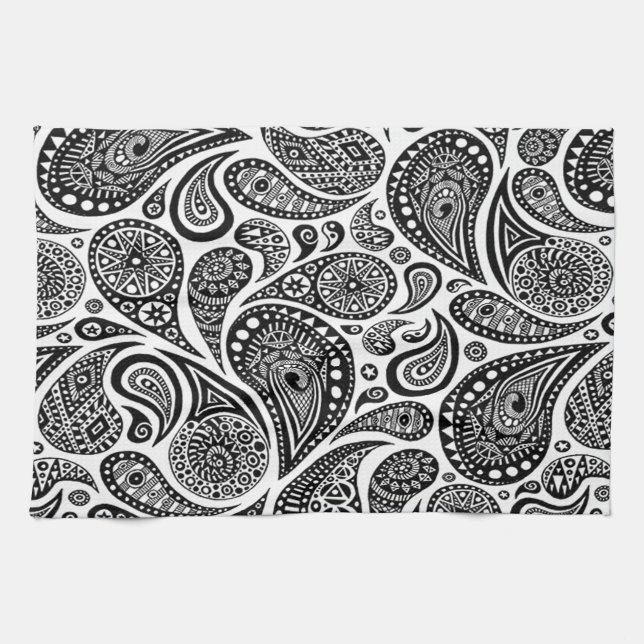 Paisley Tea Towel (Horizontal)