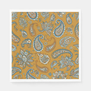 Paisley Teardrop Paper Napkin