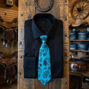 Paisley Turq 101  Tie