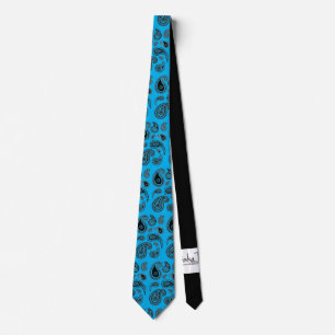 Paisley Turq 101  Tie