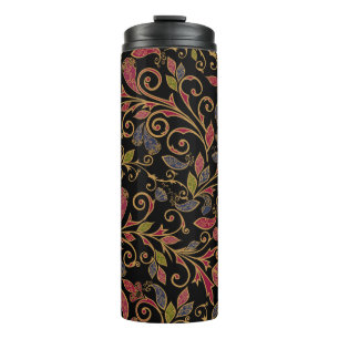 Paisley Vegetable Vintage Blend Thermal Tumbler