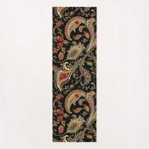 Paisley, Victorian, Gothic Yoga Mat