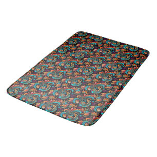 Paisley Vivid Bold Bath Mat