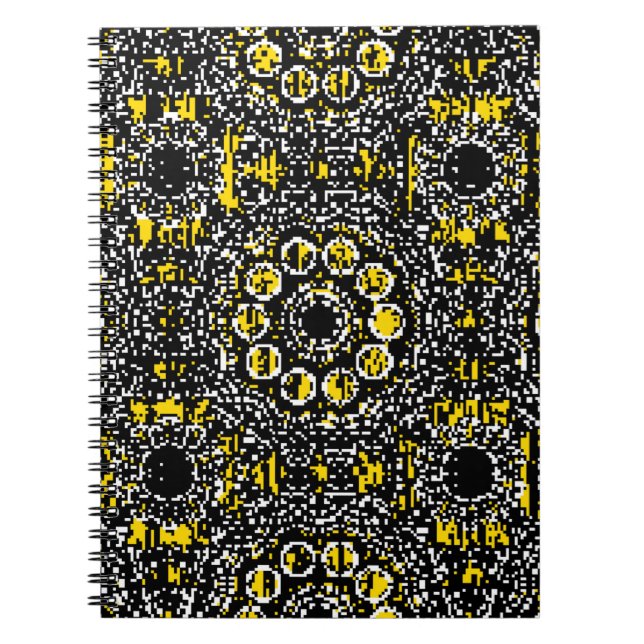 Paisleys elegant floral vintage pattern background notebook (Front)