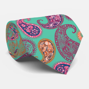 Paisleys pattern tie