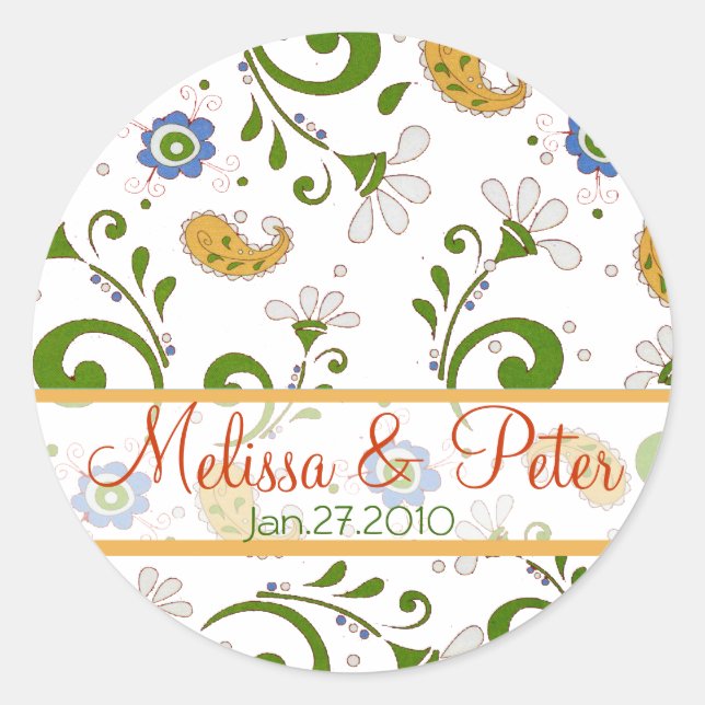 Paisley's Seal Sticker (Front)