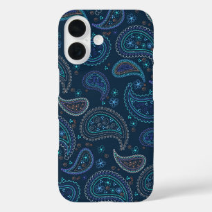 Paisleys Texture Background iPhone 16 Case