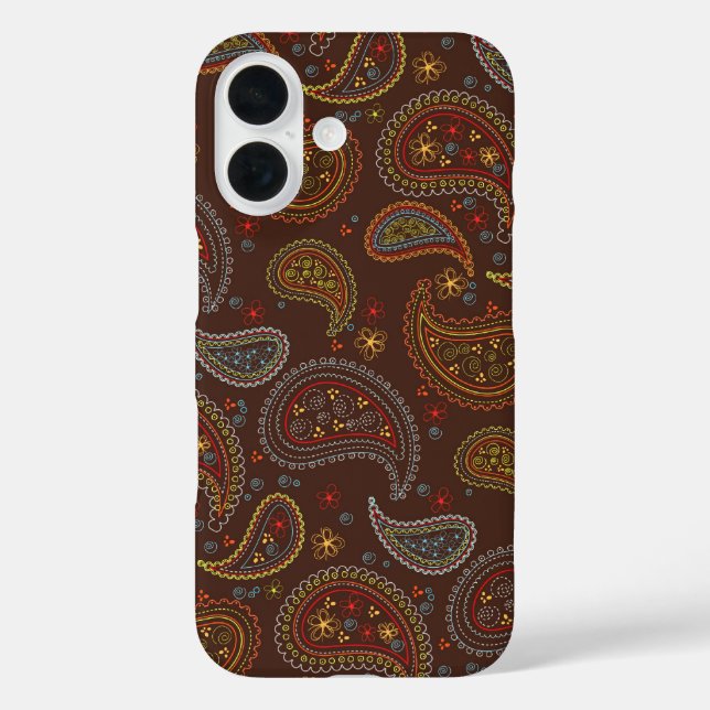 Paisleys Texture Background Case-Mate iPhone Case (Back)