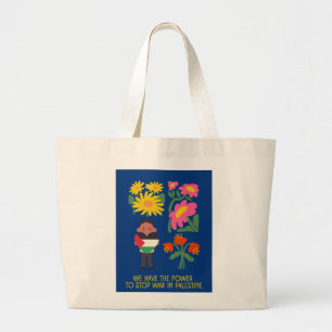 paix pour la Palestine Large Tote Bag
