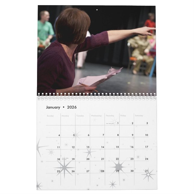 Pajama Game Calendar (Jan 2026)