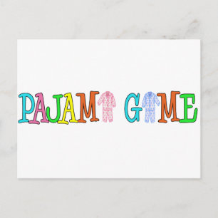 Pajama Game Postcard