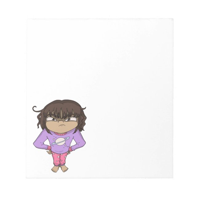 Pajama Glare Notepad (Front)