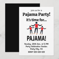 Pajama It's Time For Pajama Party