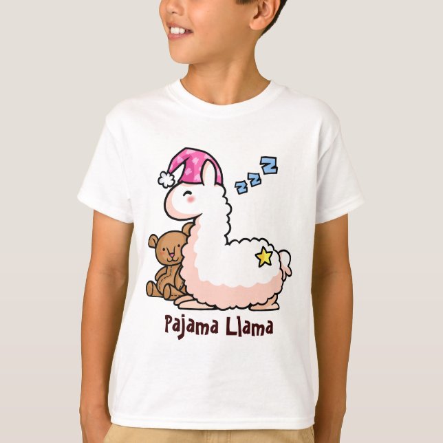 Pajama Llama T-Shirt (Front)