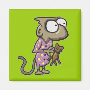 Pajama Monkey Magnet