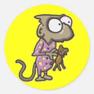 Pajama Monkey Stickers