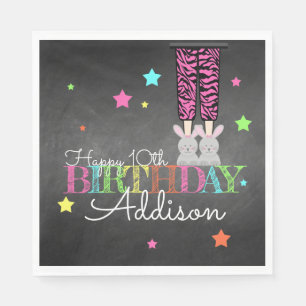 Pajama Party Birthday Napkin
