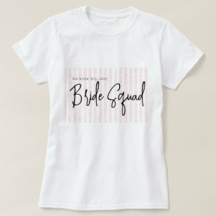 Pajama Party Chic Bride Squad T-Shirt