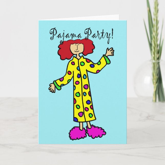 Pajama Party Invitation (Front)