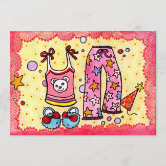 Pajama Party Invitation