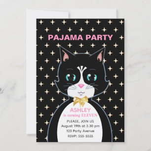 Pajama Party  Invitation