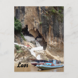 pak ou laos postcard