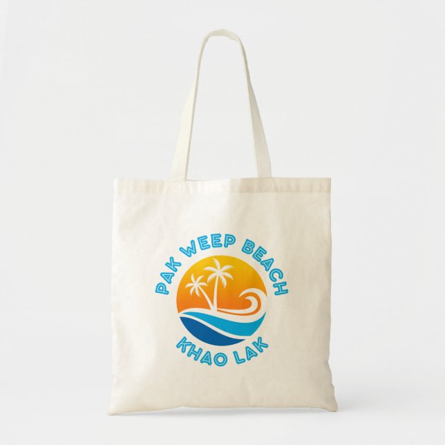 PAK WEEP BEACH-KHAO LAK TOTE BAG (Front)