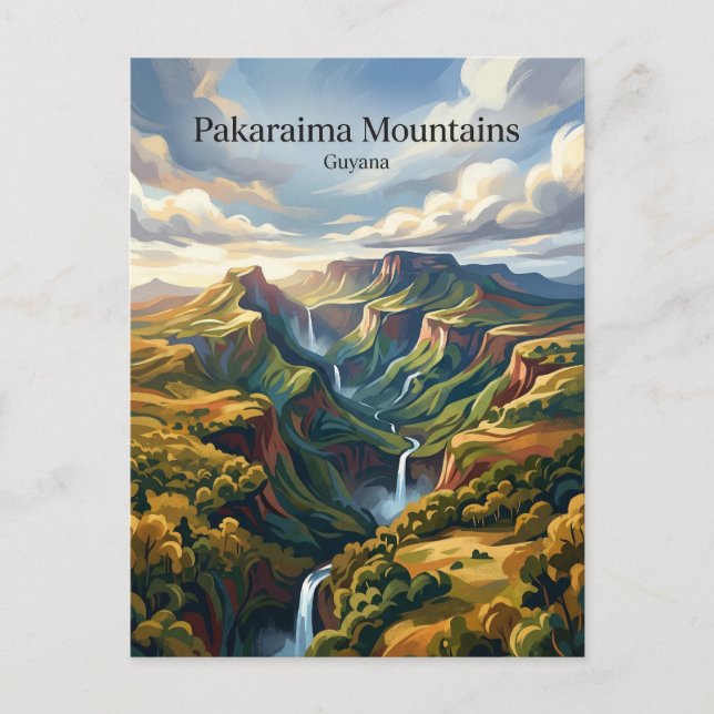 Pakaraima Mountains Guyana Postcard (Front)