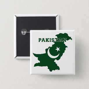 Pakistan 15 Cm Square Badge