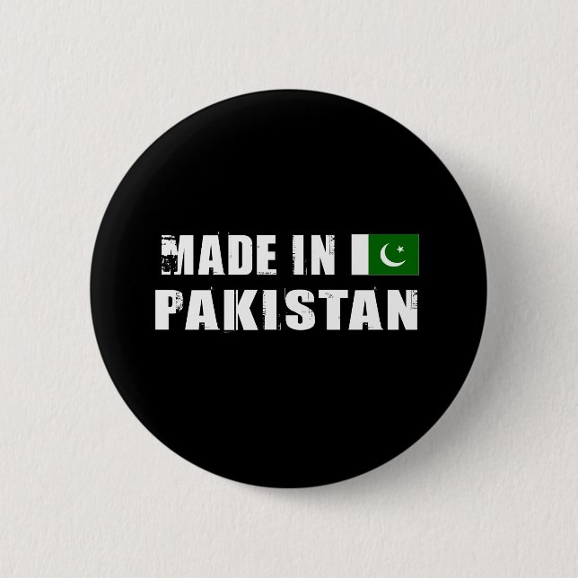 PAKISTAN 6 CM ROUND BADGE (Front)