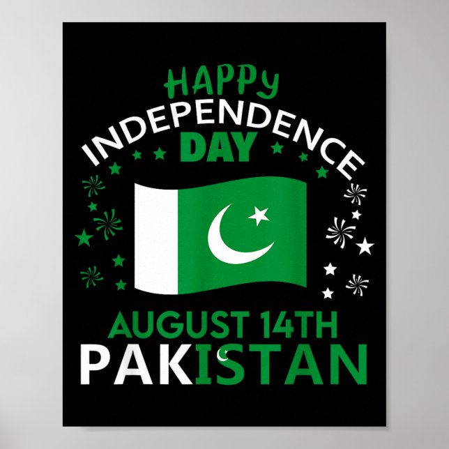 Pakistan 78th Independence Day Pakistani Pride Poster (Front)