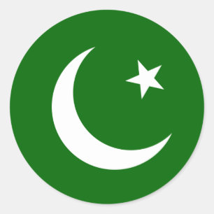pakistan classic round sticker