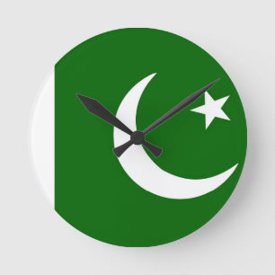 pakistan country flag clock