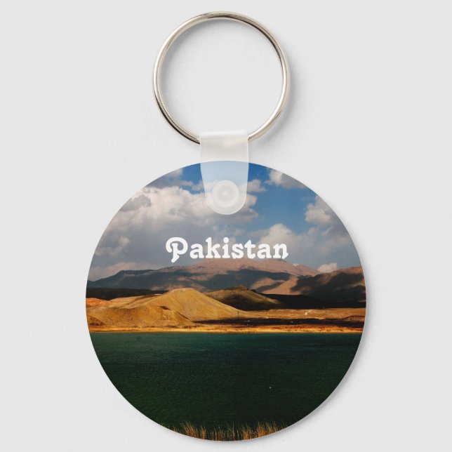 Pakistan Countryside Key Ring (Front)