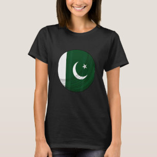 Pakistan Cricket Ball Pakistan People Cricket Fan T-Shirt