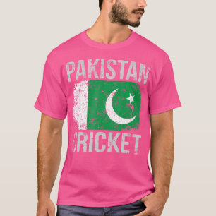 Pakistan Cricket Pakistani Flag Cricket T-Shirt