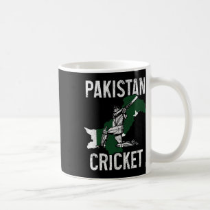 Pakistan Cricket Player Pakistani Flag Pride Vinta Coffee Mug