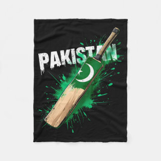Pakistan Cricket T 1 Fleece Blanket