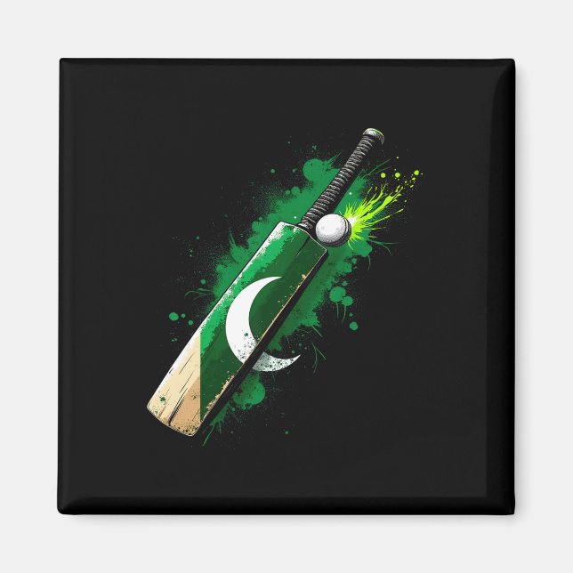 Pakistan Cricket T  Magnet (Front)