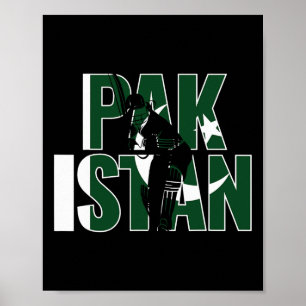 Pakistan Cricket T Shirt Kit Jersey Gift Pakistani Poster