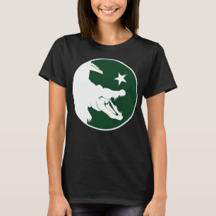 Pakistan Crocodile Pakistani National Animal Flag T-Shirt